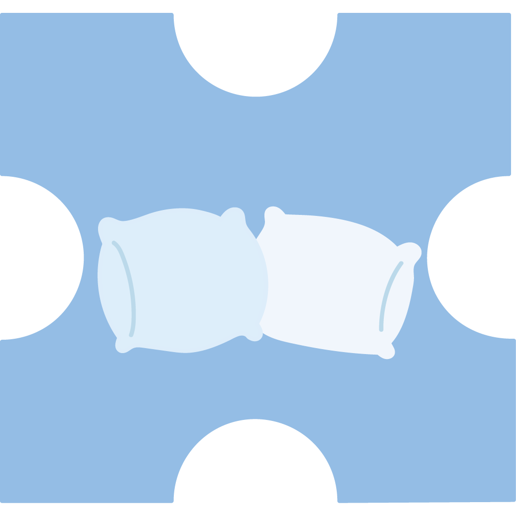 04 Puzzle Piece with two pillows